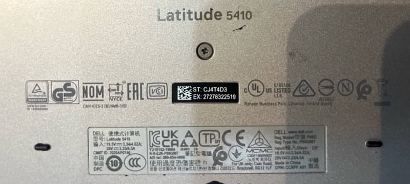 Dell latitude 5410 core i5 10th generation 5