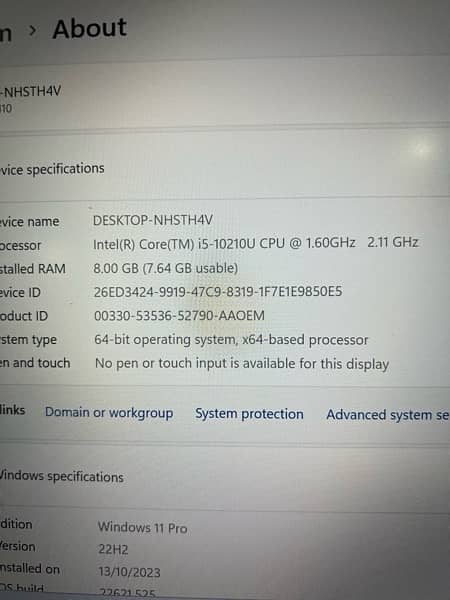 Dell latitude 5410 core i5 10th generation 6