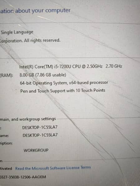 lenovo yoga core i5 7th gen Nvida graphic card 4