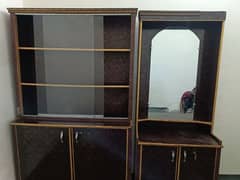 Dressing Table & Show Case for Sell