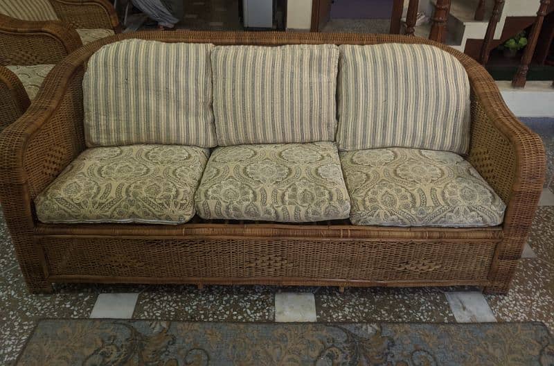 cane 5 seater sofa set for sale 0