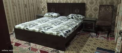 Double bed with out matress