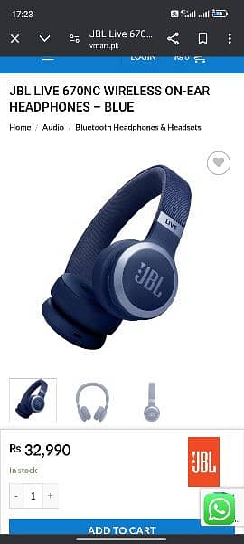 JBL live original headphones 0