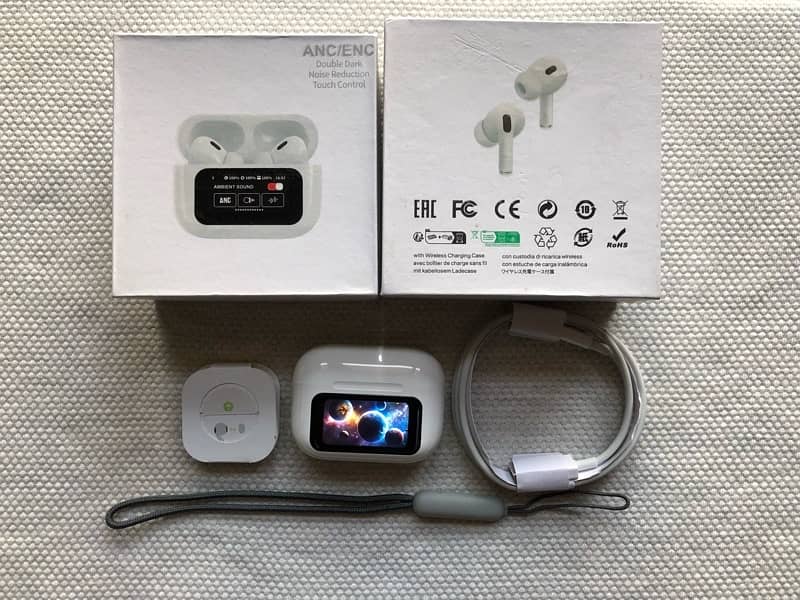 AIRPODS PRO 2_A9-PRO_WITH LED TOUCH SCREEN_PLATINIUM QUALITY_EARBUDS 0