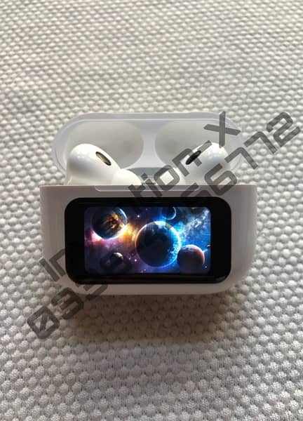 AIRPODS PRO 2_A9-PRO_WITH LED TOUCH SCREEN_PLATINIUM QUALITY_EARBUDS 2