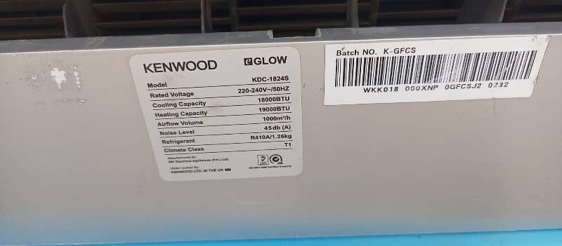 Kenwood  1.5 ton DC inverter 4