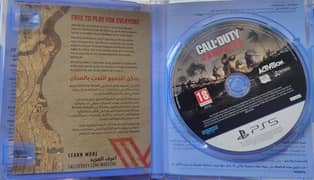 Call of duty vanguard Ps5 use once only like new