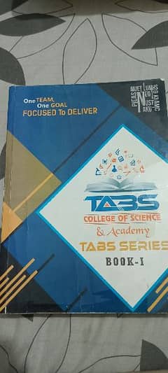 TABS BOOK 1  SERIES CLASS XI