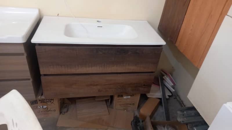 Bathroom vanity pvc 32 inch/ ceramic bathroom vanity/ 6