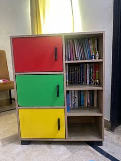 colourful shelve for kids