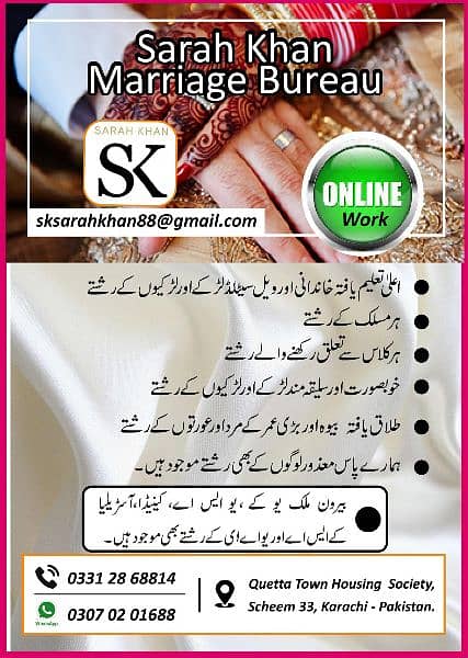 Marriage Bureau,Online rishta service,Abroad,Match Maker,Proposals 1