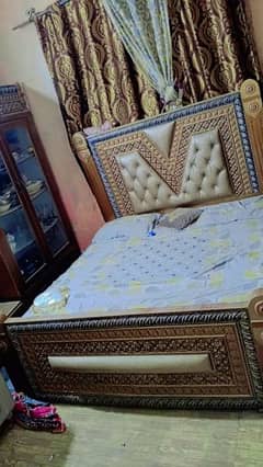 Wooden Bed Set