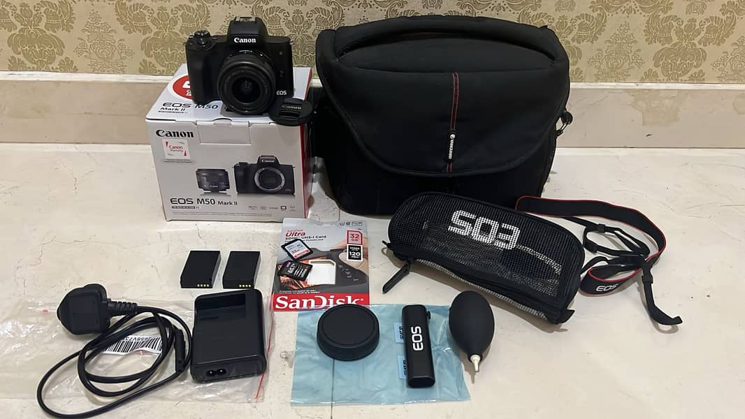 Canon EOS M50 Mark II Mirrorless Digital Camera 1