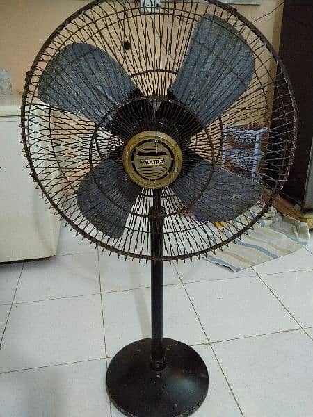 Batra brand old pedestal fan. 1