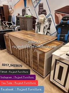 Executive office table  | L shape Moder Office Tables Office Furniture