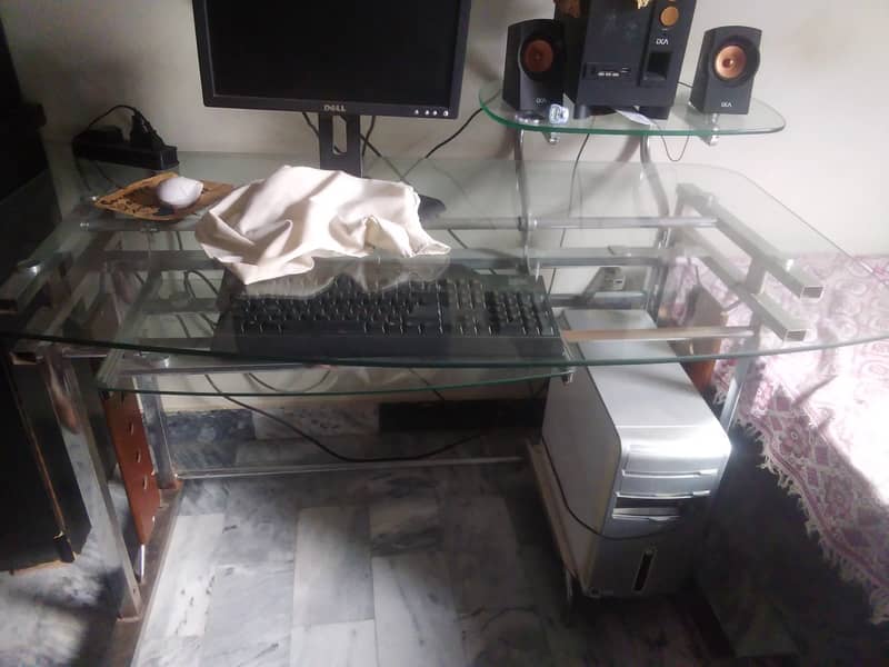 Computer table ha glass wala urgent sell 0