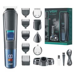 VGR V-108 Professional 10 in 1 Grooming Kit with LED Display