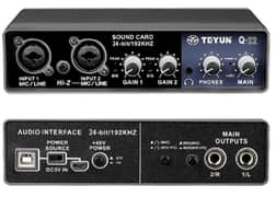 2i2 Audio Interface For Studio Recording