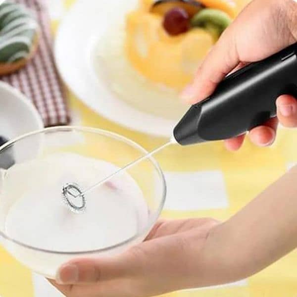 Portable Electric Coffee Beater - Electric Milk Whisk Mixer 2