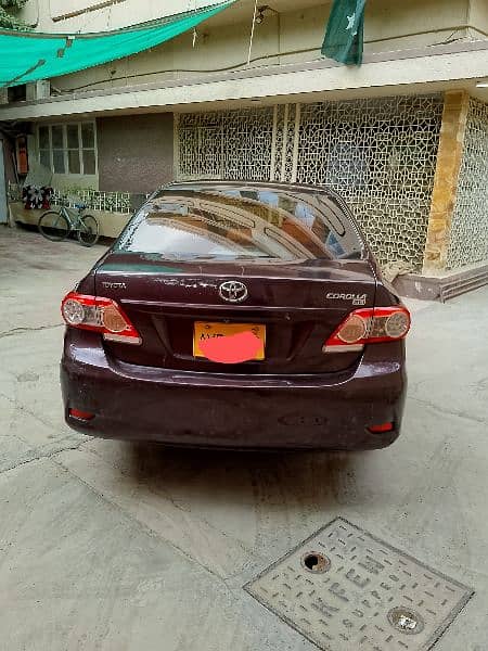 Toyota Corolla GLI 2012 urgent sell red wine original car 1