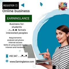 online earning with earning glance 0