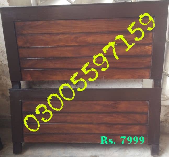 Wood double bed single dressing side table furniture home hostel chair 11