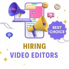 video editor (onsite / in office) 0