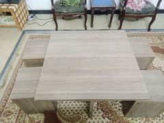 Centre table with stools available for sale