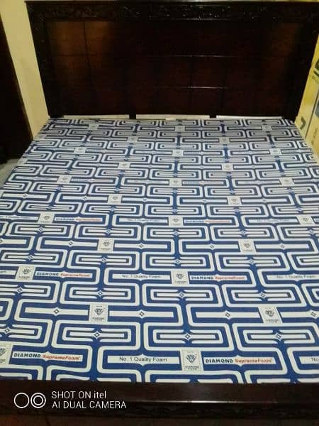 King Size Bed for sale with mattress. 3