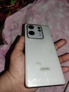 Infinix Zero 30 4g 8/256 White color with original charger and box.