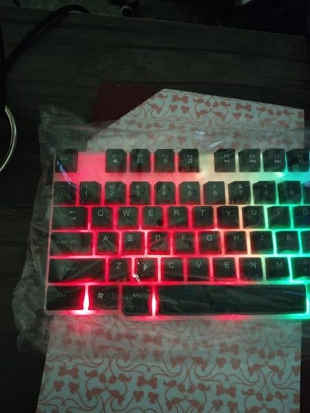 Semi Mechanical gaming keyboard with Rgb lights 1