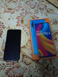 Tecno spark 4 Royal purple color