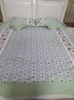 Cotton Embroidered Bedsheet