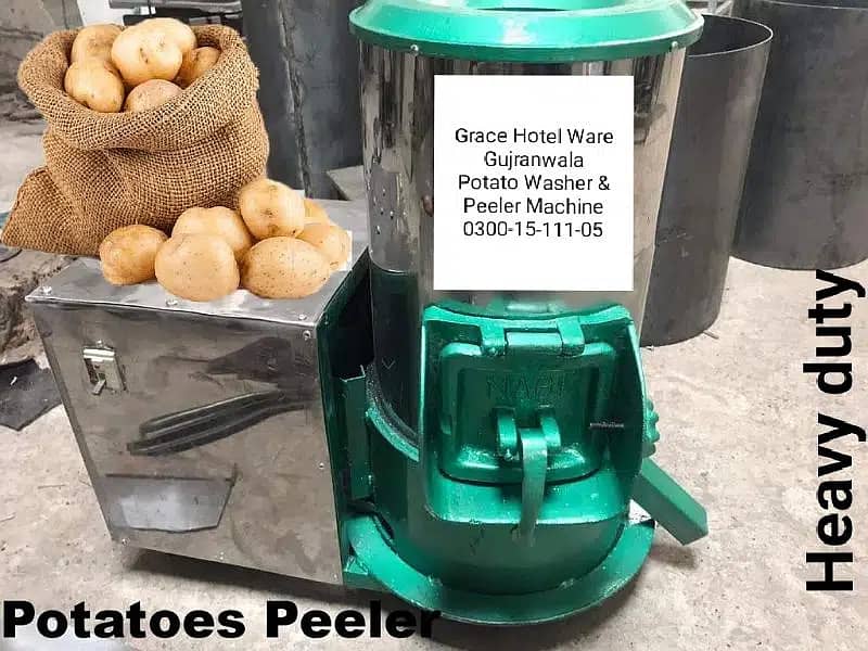 Peeler machine, Peeling machine, Potato machine, Allo machine. 1