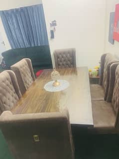 wooden dining table new