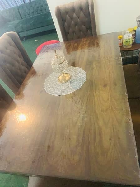 wooden dining table new 7