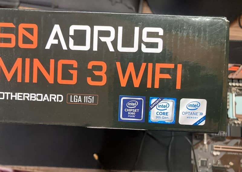 GAMING MOTHERBOARD - GIGABYTE B360 AORUS GAMING 3 WIFI Motherboard. 4