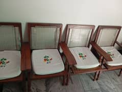 4 Wooden chairs for sale