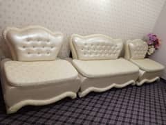 White sofa set 10/10 condition