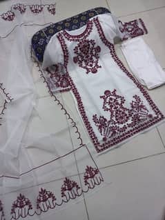 Front Heavy Embroidered suit 0