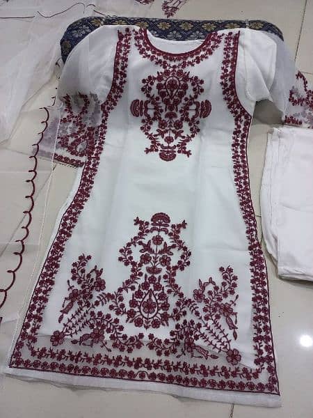 Front Heavy Embroidered suit 1