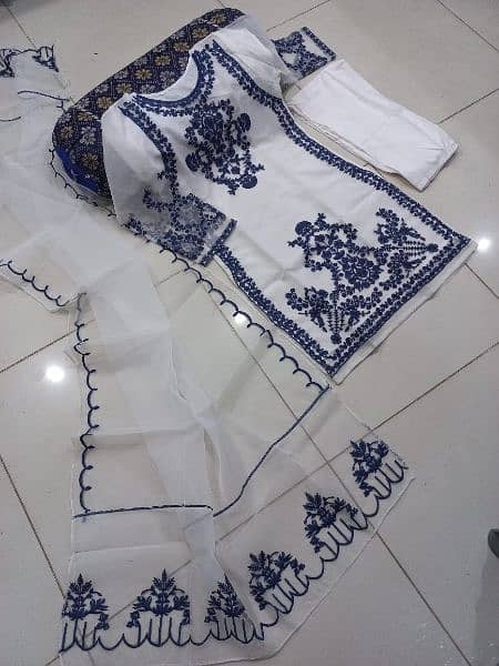 Front Heavy Embroidered suit 3