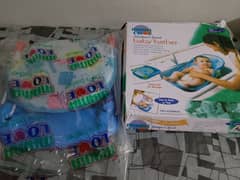 Baby Bath Seat - Blue baby bather