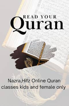 Online Quran teacher available female and kids only not male