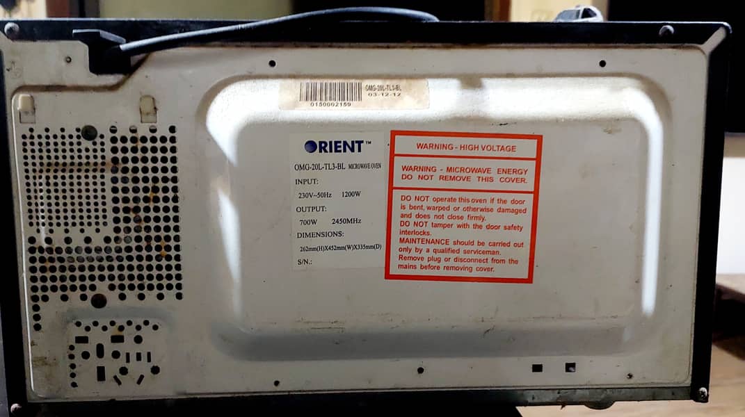 Selling an Orient microwave oven at a bargain price! 2