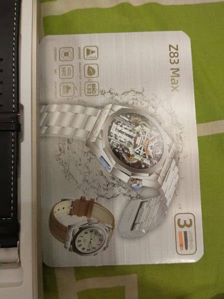 Z83 Max smart Watch With 3 Straps Bluetooth Call 10/10 Condition 0