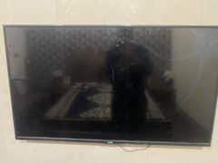 led tv haier 49inch panel break