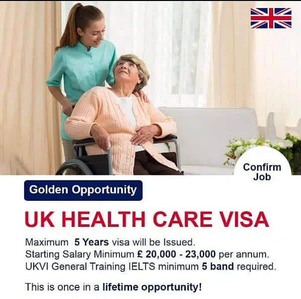 5 YEARS UK HEALTH CARE WORK VISA AVAILABLE 0