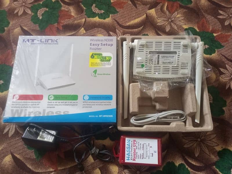 MT link  double antina router with  power bank adapter 03180126976 4