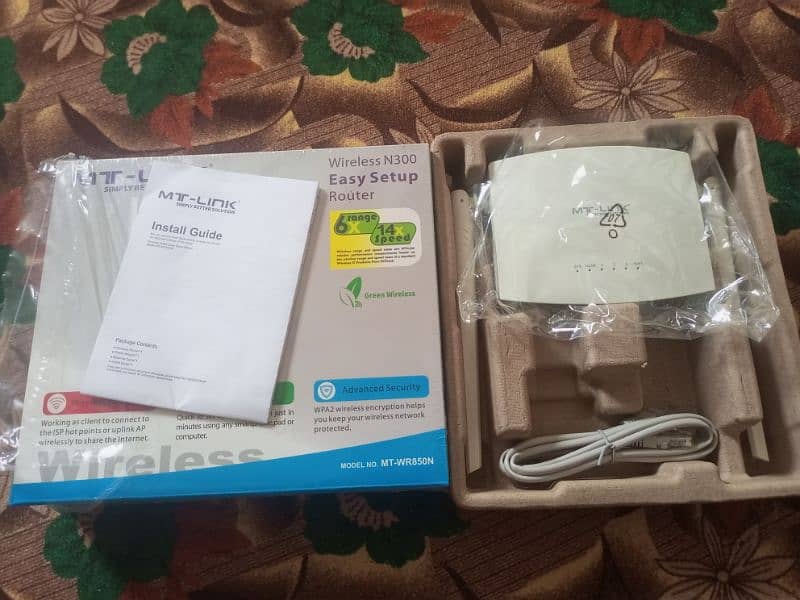 MT link  double antina router with  power bank adapter 03180126976 5